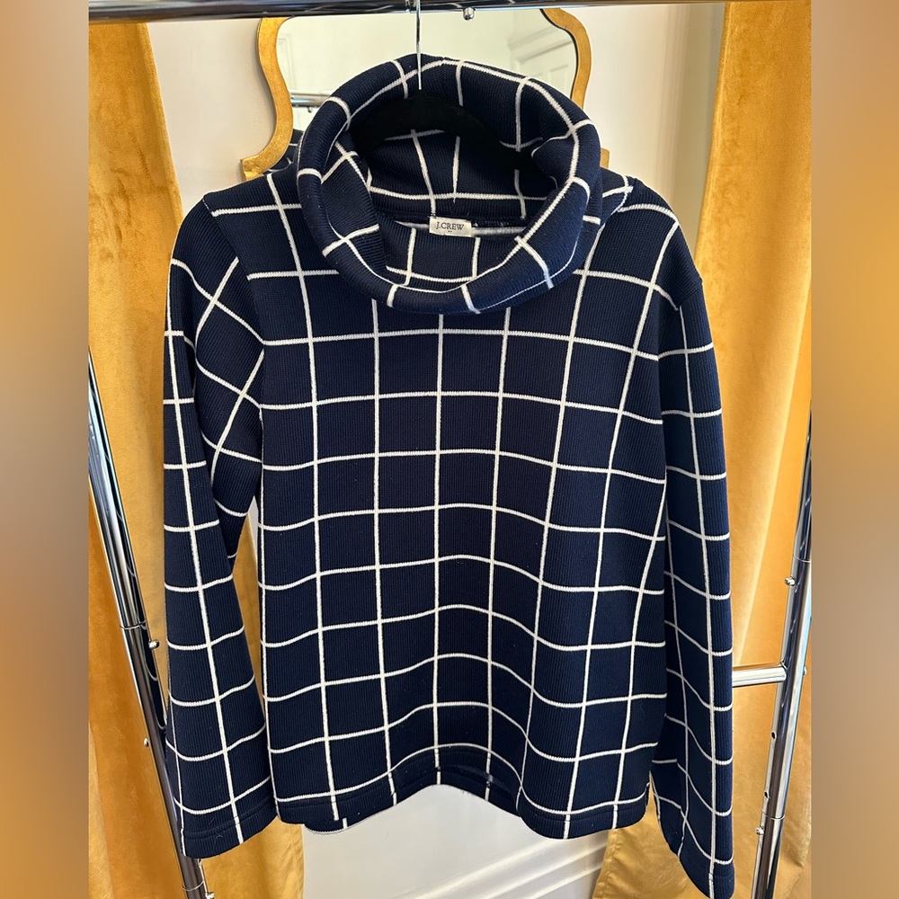 Cozy oversized fleece lined sweater from J.Crew size  Large